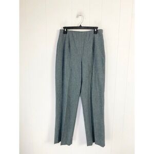 Pendleton Womens Size‎ 10 Blue Gray Virgin Wool Blend Straight Leg Dress Pants